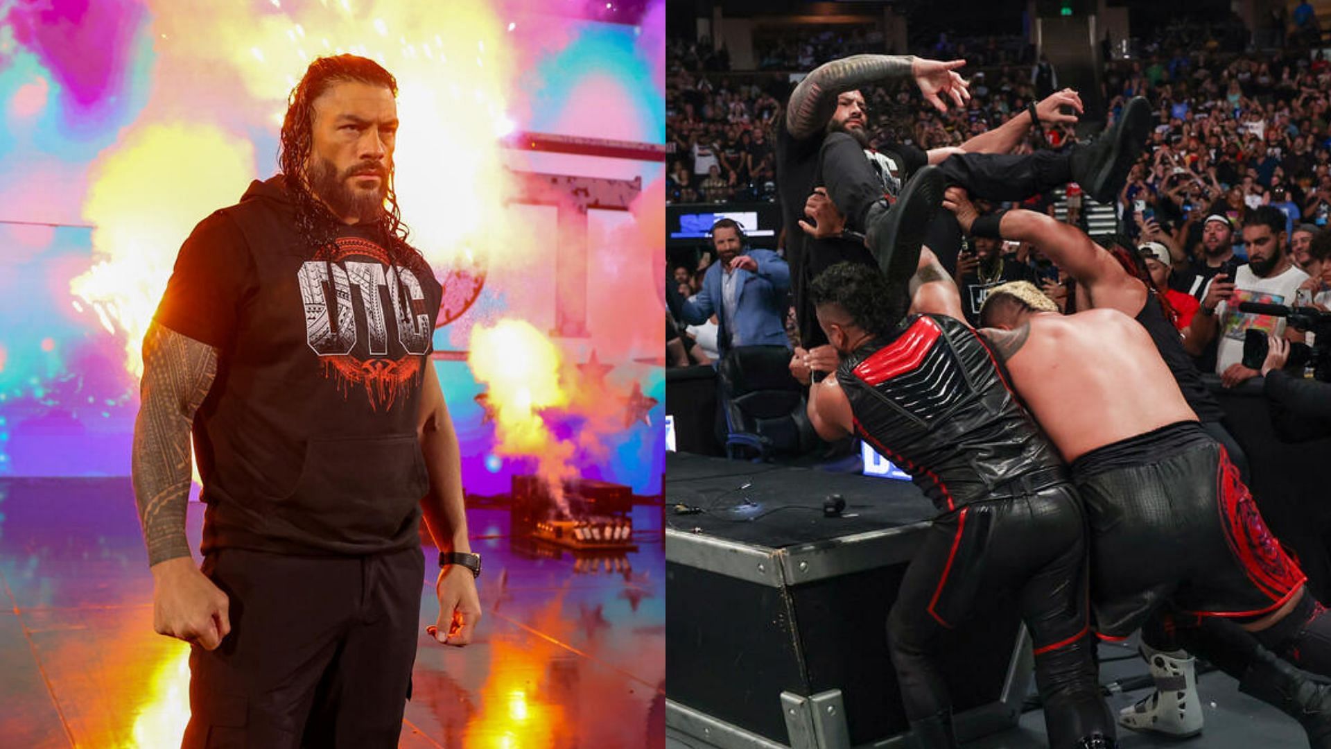 Roman Reigns was attacked by Solo Sikoa