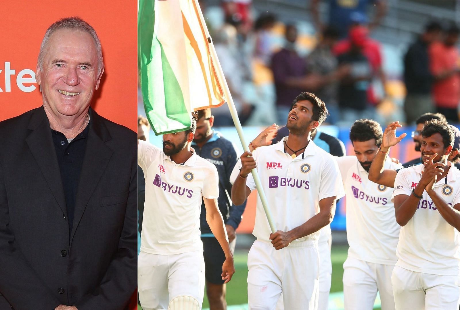 Allan Border (L) knows the future of the iconic Gabba is clouded at best. (Source: Getty)