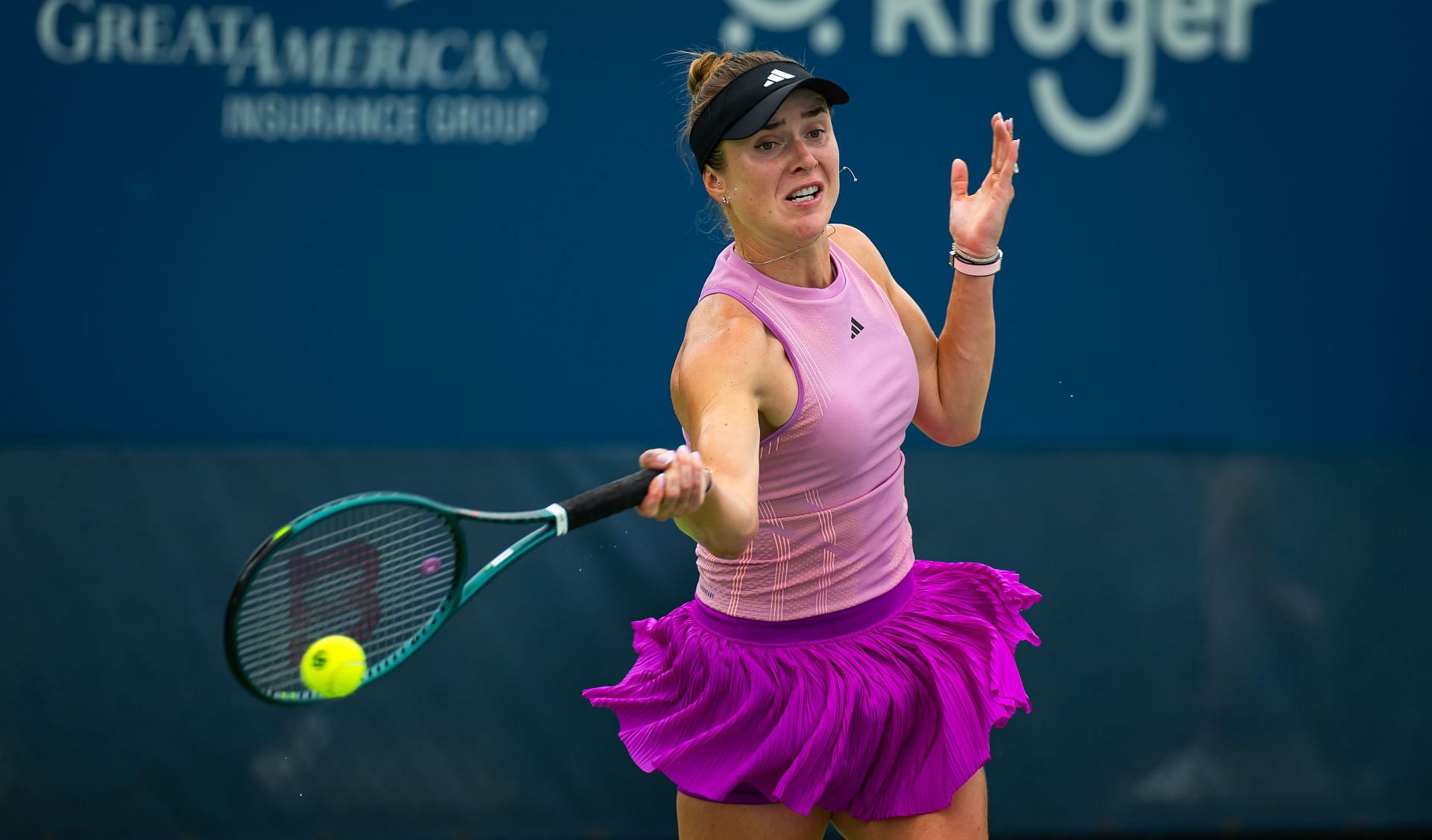  Elina Svitolina in action at the Western & Southern Open (Picture: Getty)