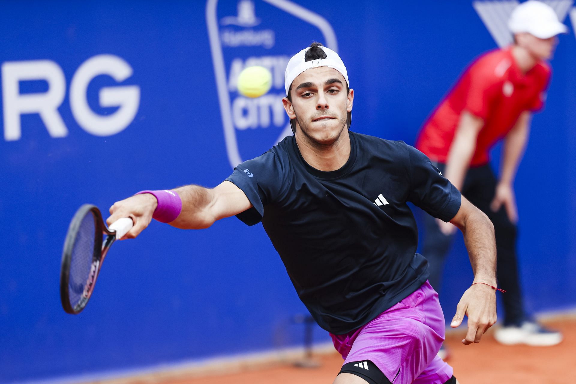 Francisco Cerundolo in action at the Hamburg Open (Picture: Getty)