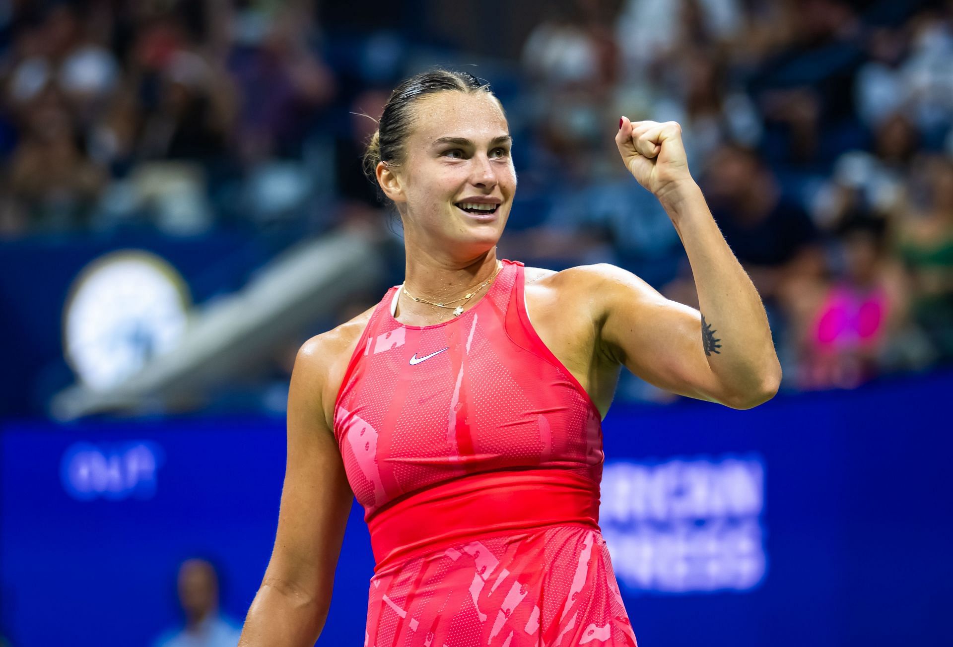 Aryna Sabalenka at the US Open 2023. (Photo: Getty)