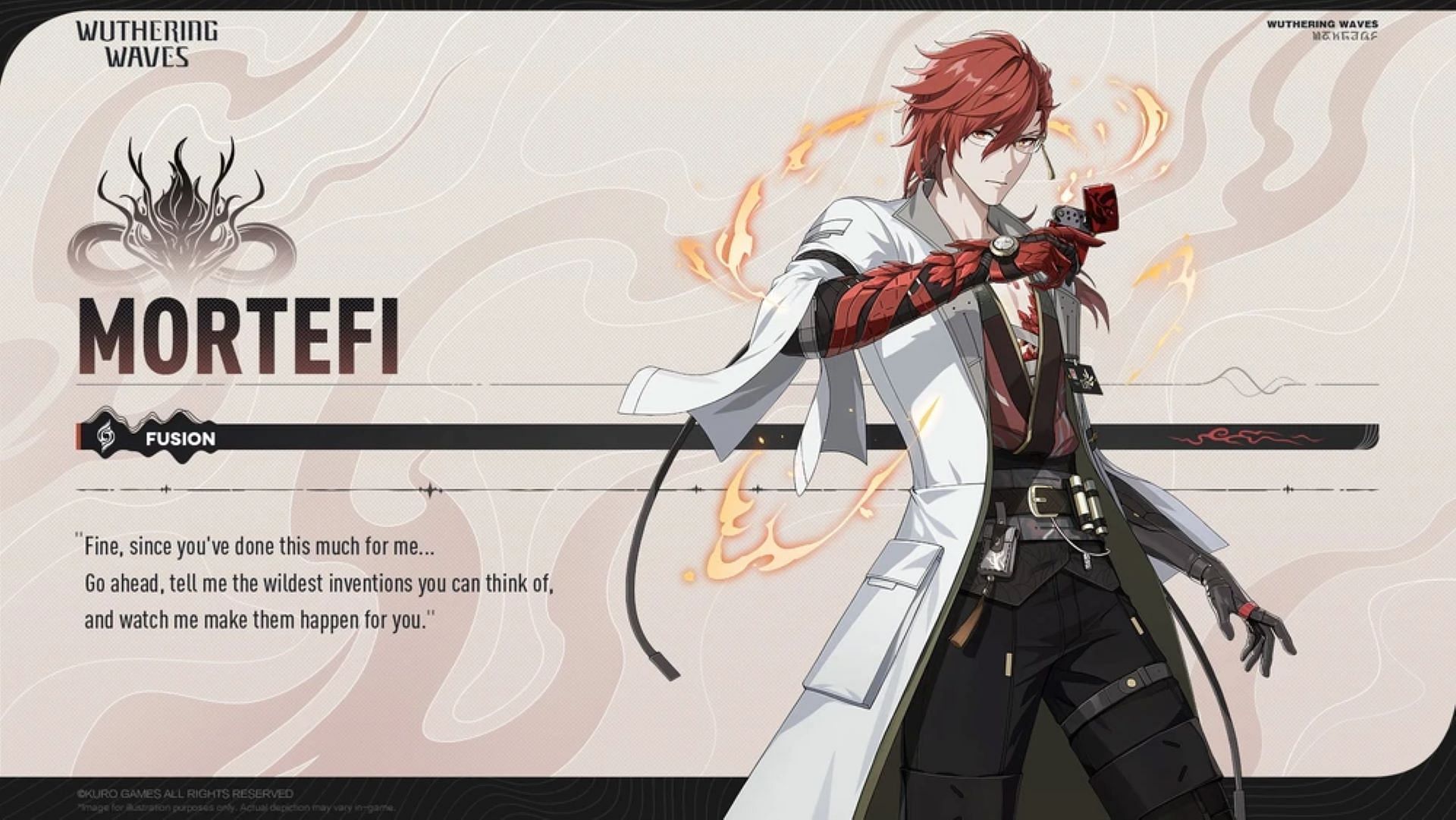 Mortefi is a 4-star Fusion Sub-DPS (Image via Kuro Games)