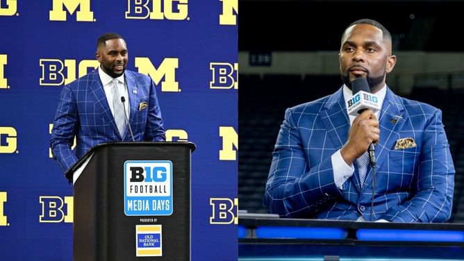 Michigan's Sherrone Moore has fearless reaction to reports of Connor Stalion's deleted messages being leaked: "I look forward to them being released"