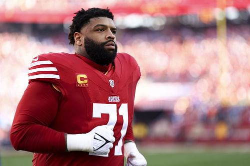 Trent Williams at NFC Championship - Detroit Lions v San Francisco 49ers - Source: Getty