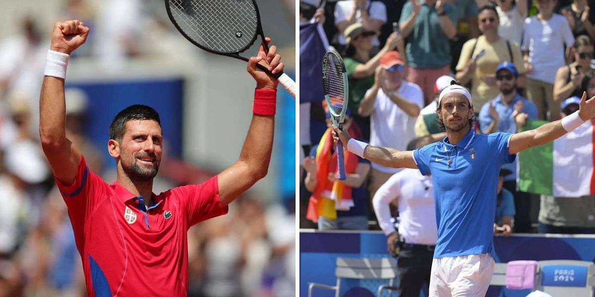 Novak Djokovic vs Lorenzo Musetti is one of the semifinals at the Paris Olympics (Source: Getty)