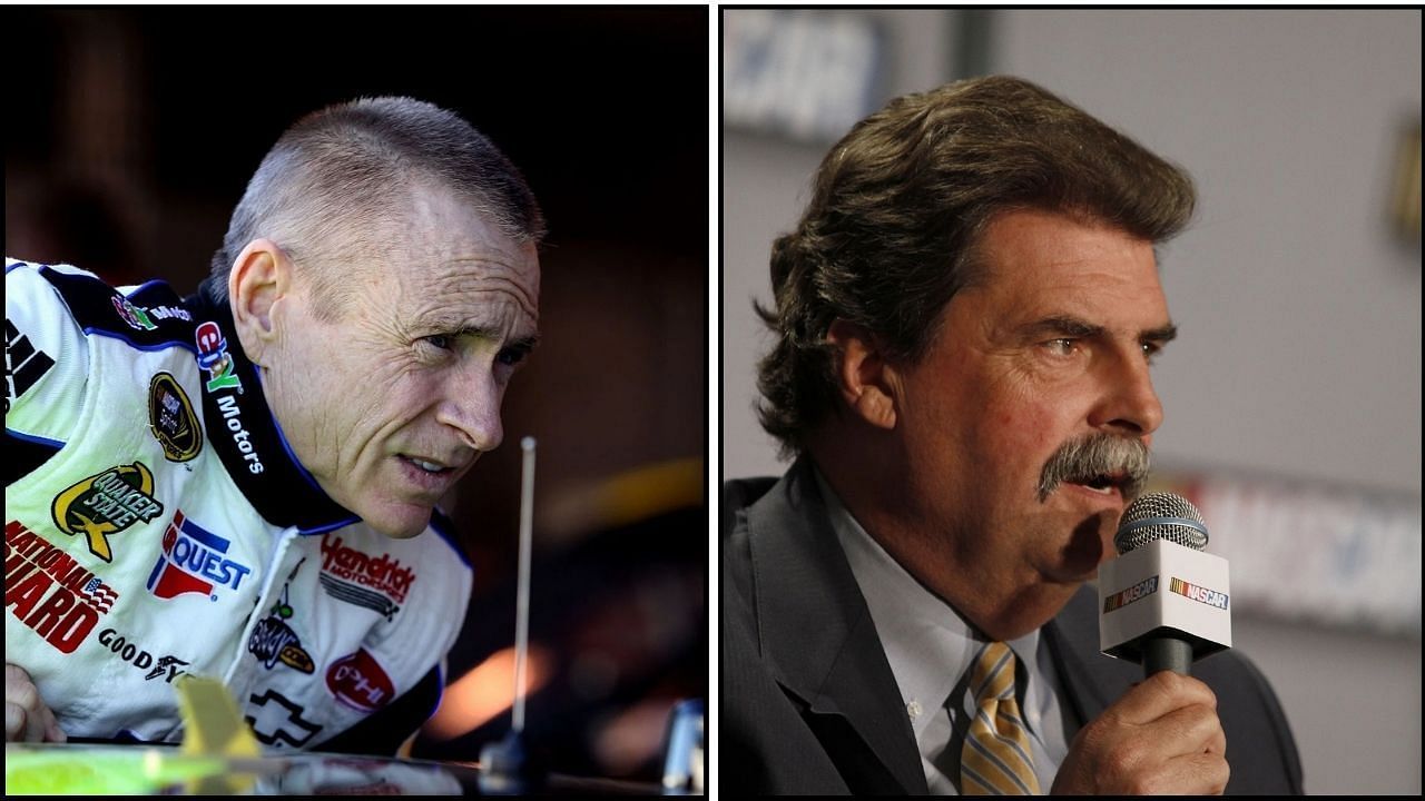 Veteran driver Mark Martin on scary encounter with Mike Helton (Images from Getty Images)