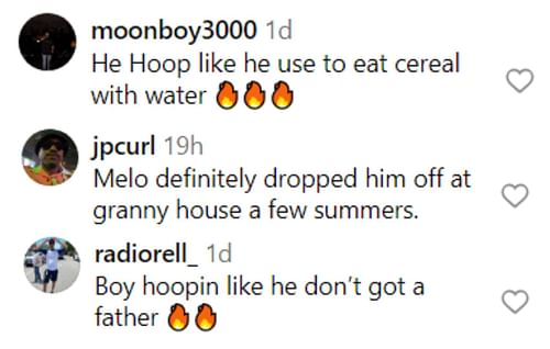 Fans' comments on Anthony's Bolden Mack highlights