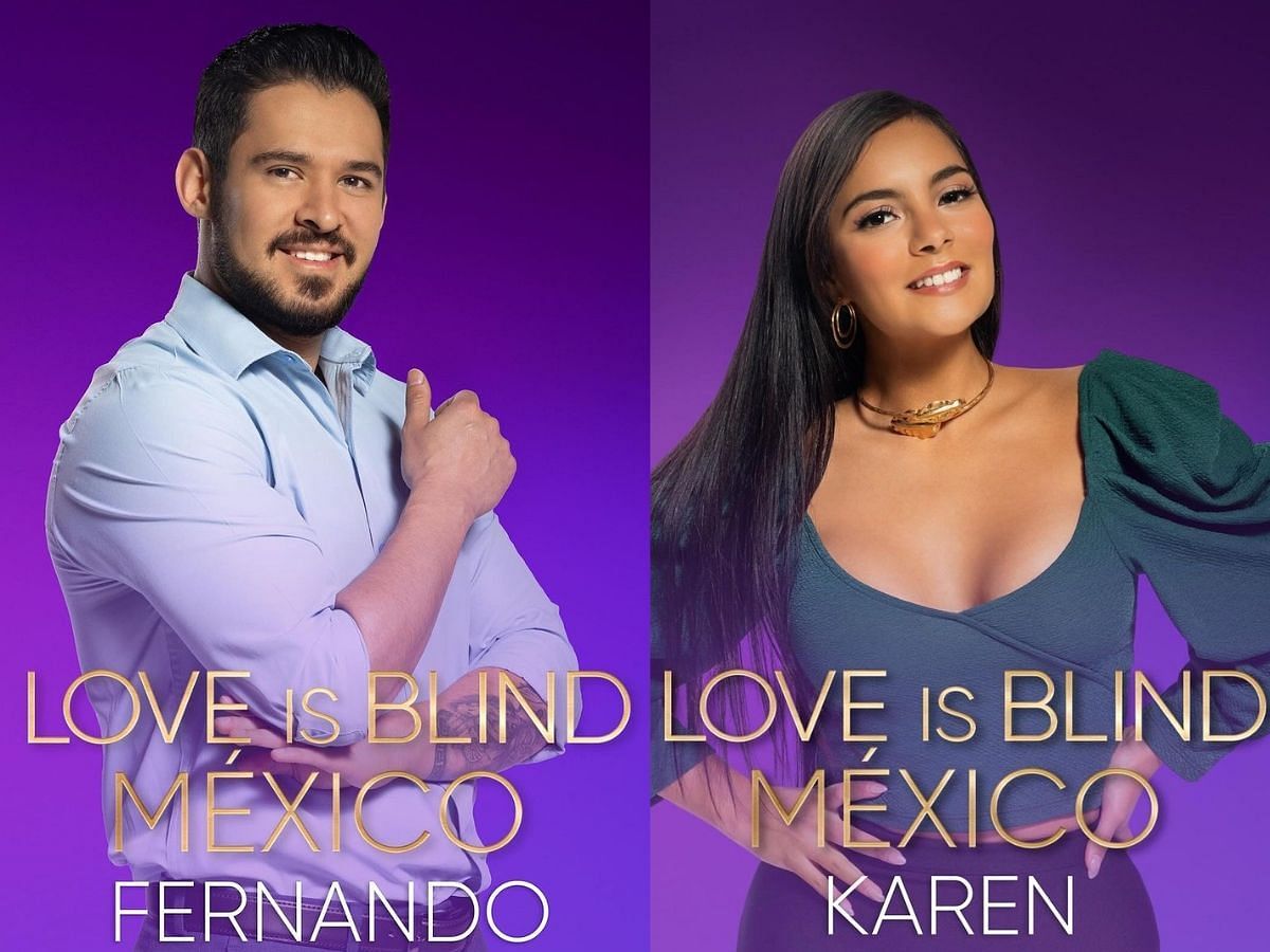 Love is Blind Mexico: Fernando and Karen (Image via Instagram/ @karentoralesr @fernandohez77)