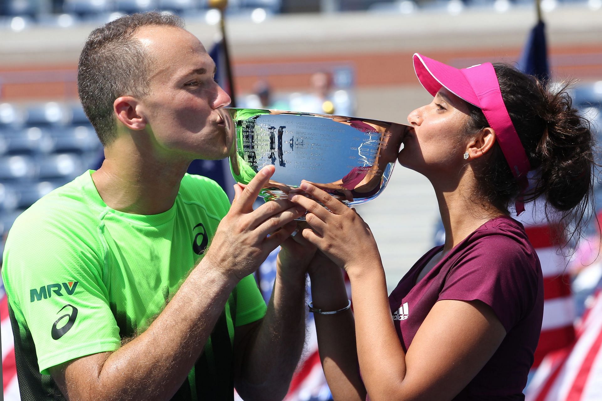 Sania Mirza and Bruno Soares in 2014, Image by Getty Images