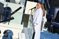 Jennifer Lopez at Joe Biden's 2021 swearing-in ceremony (Image via Getty)