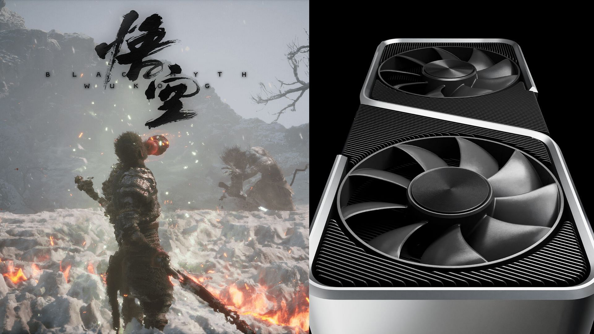 Black Myth Wukong runs pretty well on the RTX 3060 and 3060 Ti (Image via Nvidia and Game Science)