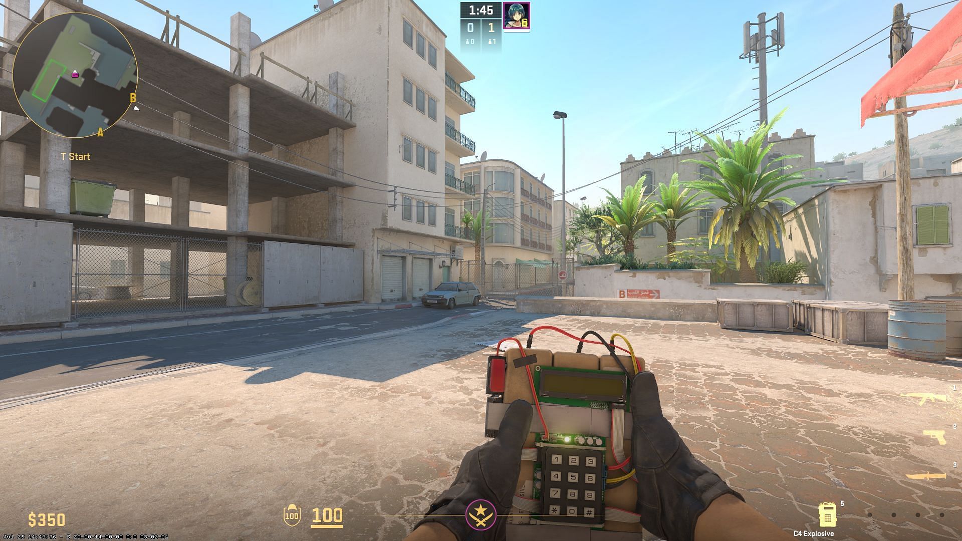 T-side C4 in Counter-Strike 2 (Image via Valve)