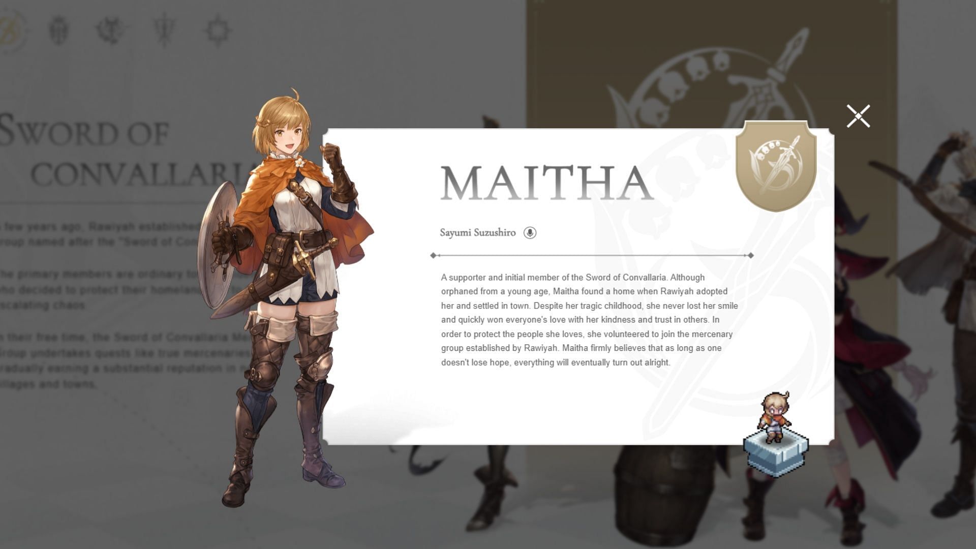 Maitha in Sword of Convallaria (Image via XD Entertainment)