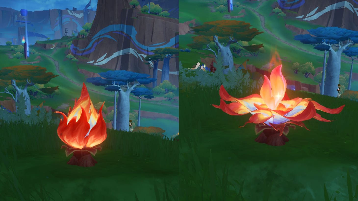 Genshin Impact Embercore Flower locations and farming routes