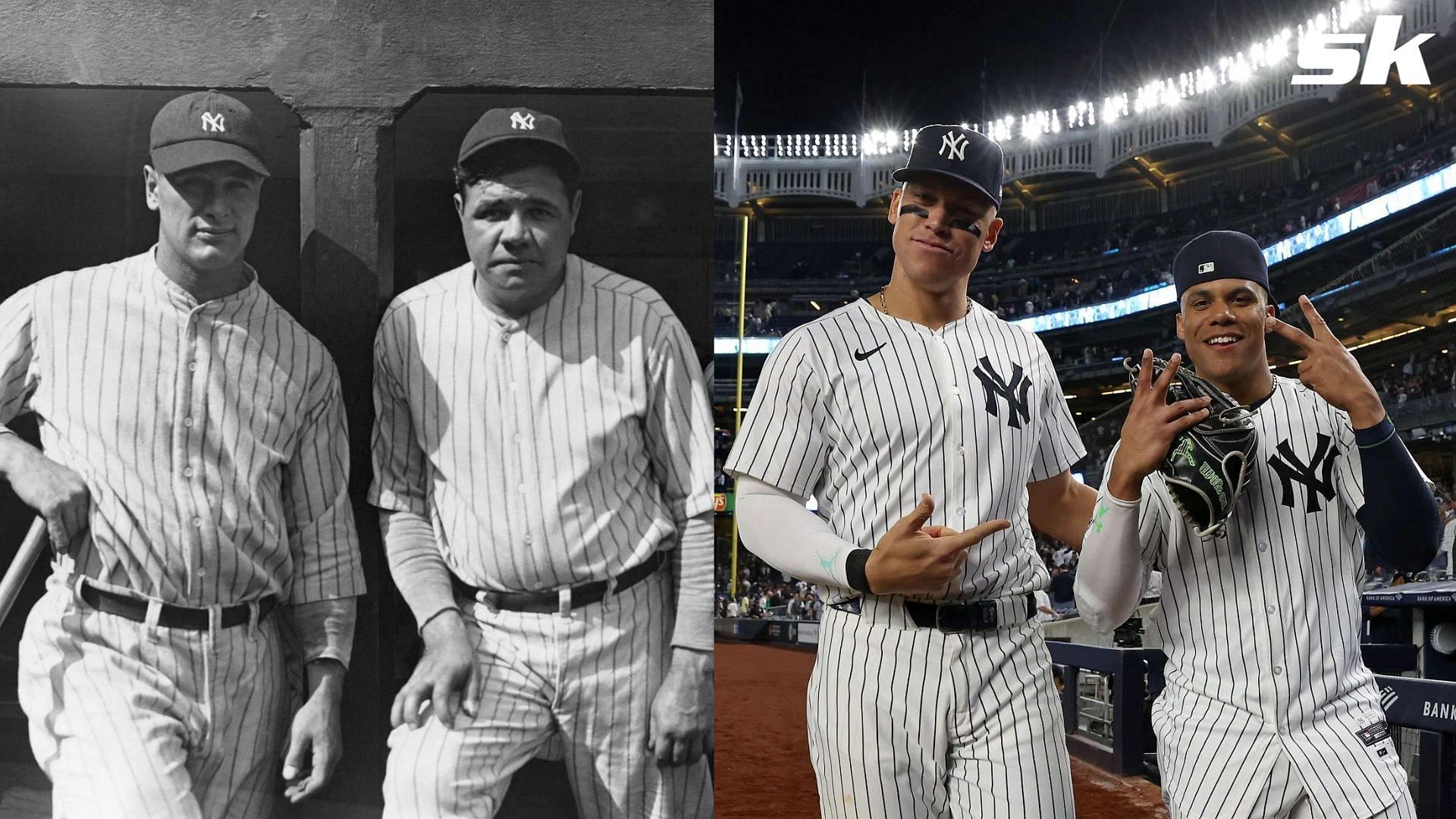 Aaron Judge and Juan Soto have a chance to finish their historic season alongside Babe Ruth and Lou Gehrig (Photo Source: Getty)