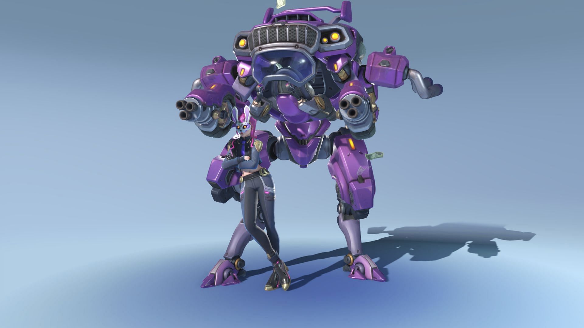 Heist D.Va BP skin (Image via Blizzard Entertainment)