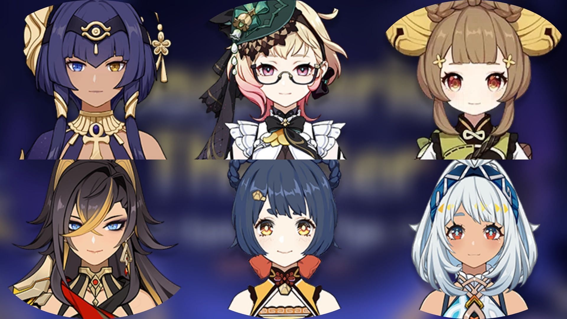 Opening Characters for the first rotation of Imaginarium Theater in version 5.0 (Image via HoYoverse)