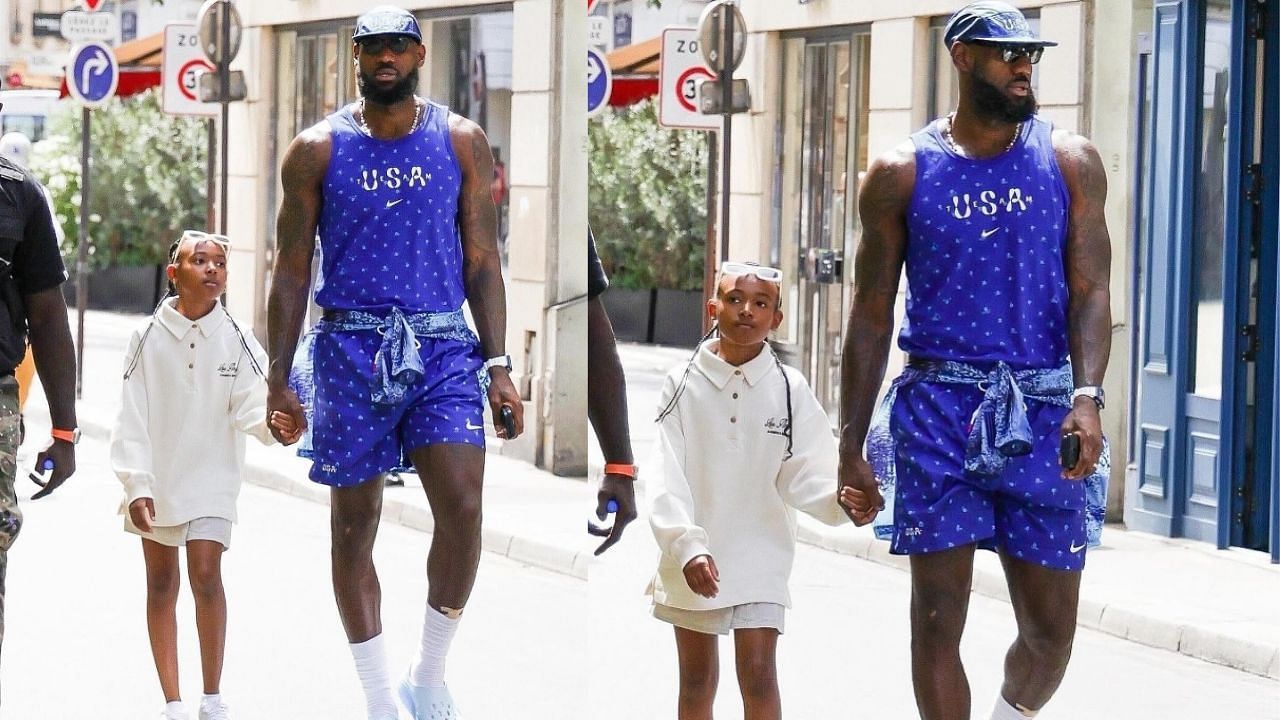 LeBron James has a heartwarming message for his &quot;Princess,&quot; Zhuri James, on Instagram. [photo: @kingjames]