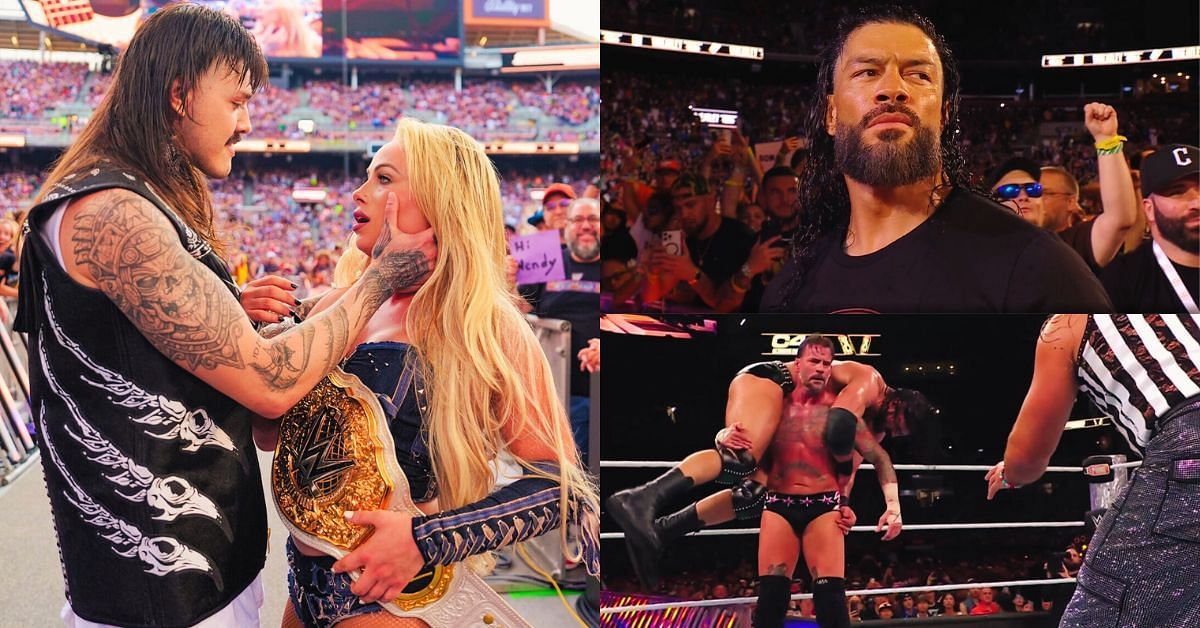 We got some big title changes as well as the return of the Original Tribal Chief at SummerSlam tonight! [Image credits: WWE.com, Screenshots of WWE SummerSlam on Sony LIV]