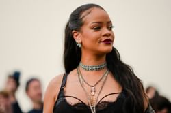 "That color scheme is giving Goddess" — Fans react to Rihanna donning a bejeweled outfit at 2024 Crop Over Festival