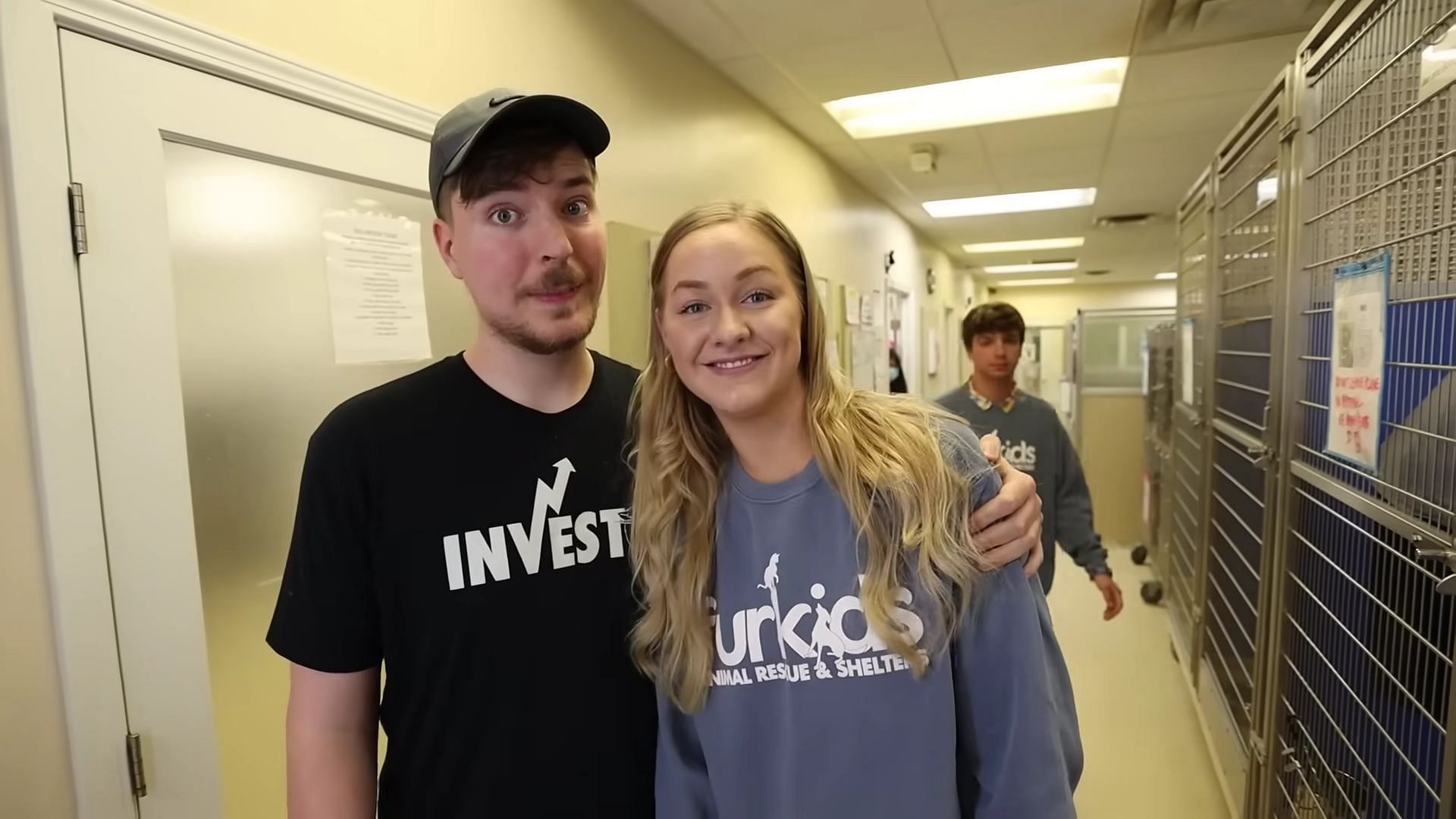 MrBeast and Maddy in a video released in 2020 on his YouTube channel (Image via MrBeast/YouTube)