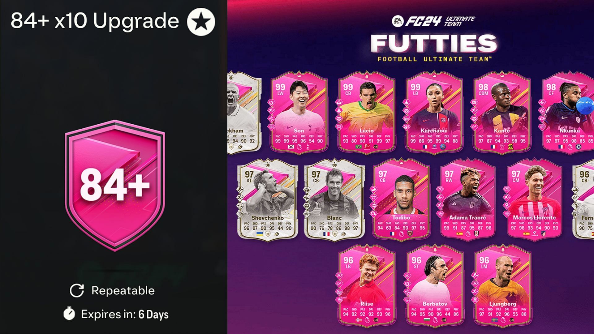 84+ X10 Upgrade packs