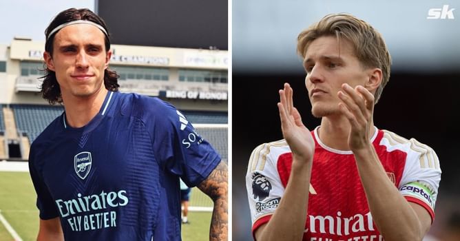 Arsenal captain Martin Odegaard delivers verdict on new signing Riccardo Calafiori after training with him