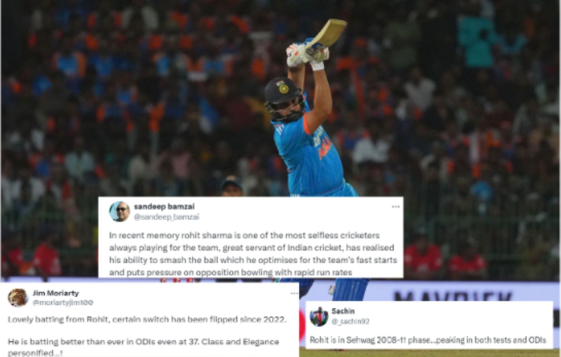 [Credit: Getty, @_sachin92 X handle, @moriartyjim100 X handle, @sandeep_bamzai X handle]