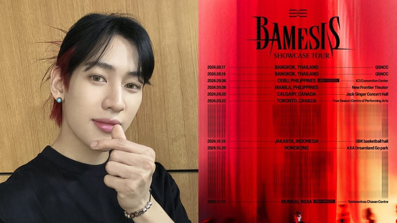 BamBam releases Bamesis showcase schedule (Image via @BAMBAMxABYSS/X) 