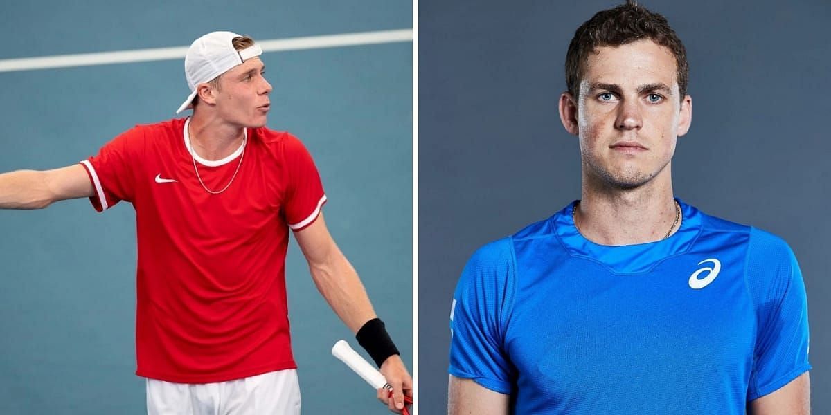 Denis Shapovalov (L) &amp; Vasek Pospisil (R) (Image source: GETTY)