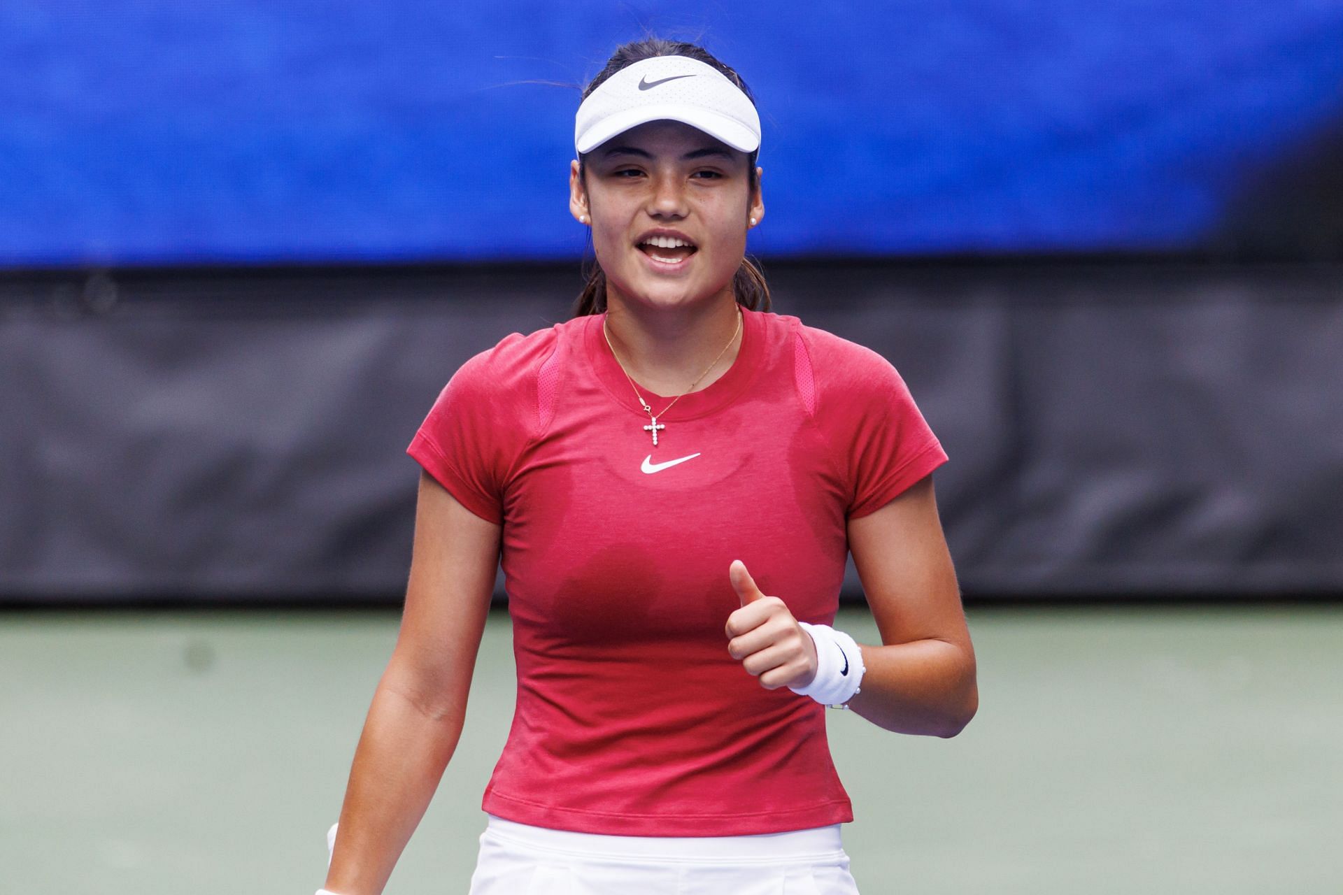 Emma Raducanu at the 2024 US Open (Source: Getty)