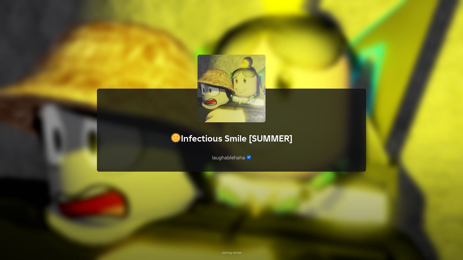 Roblox Infectious Smile