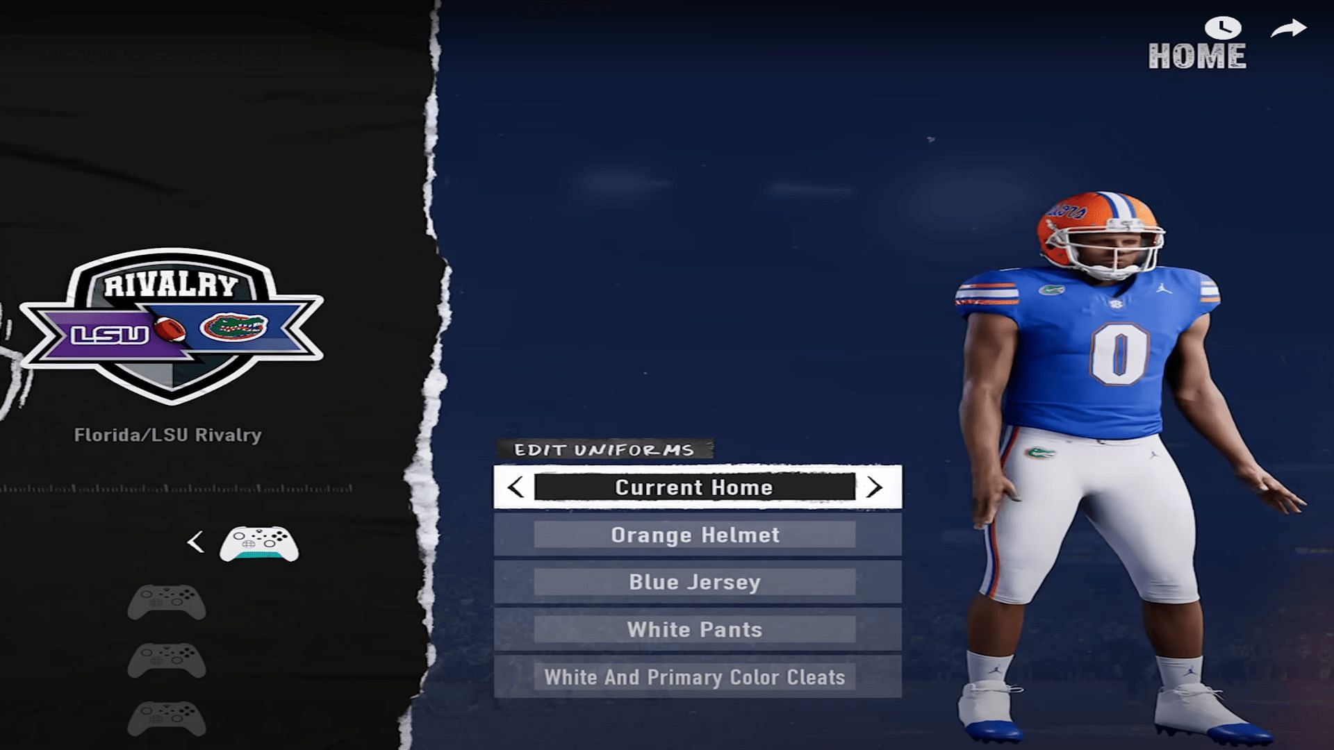 Florida Jersey, Screenshot via EricRayweather YouTube Channel