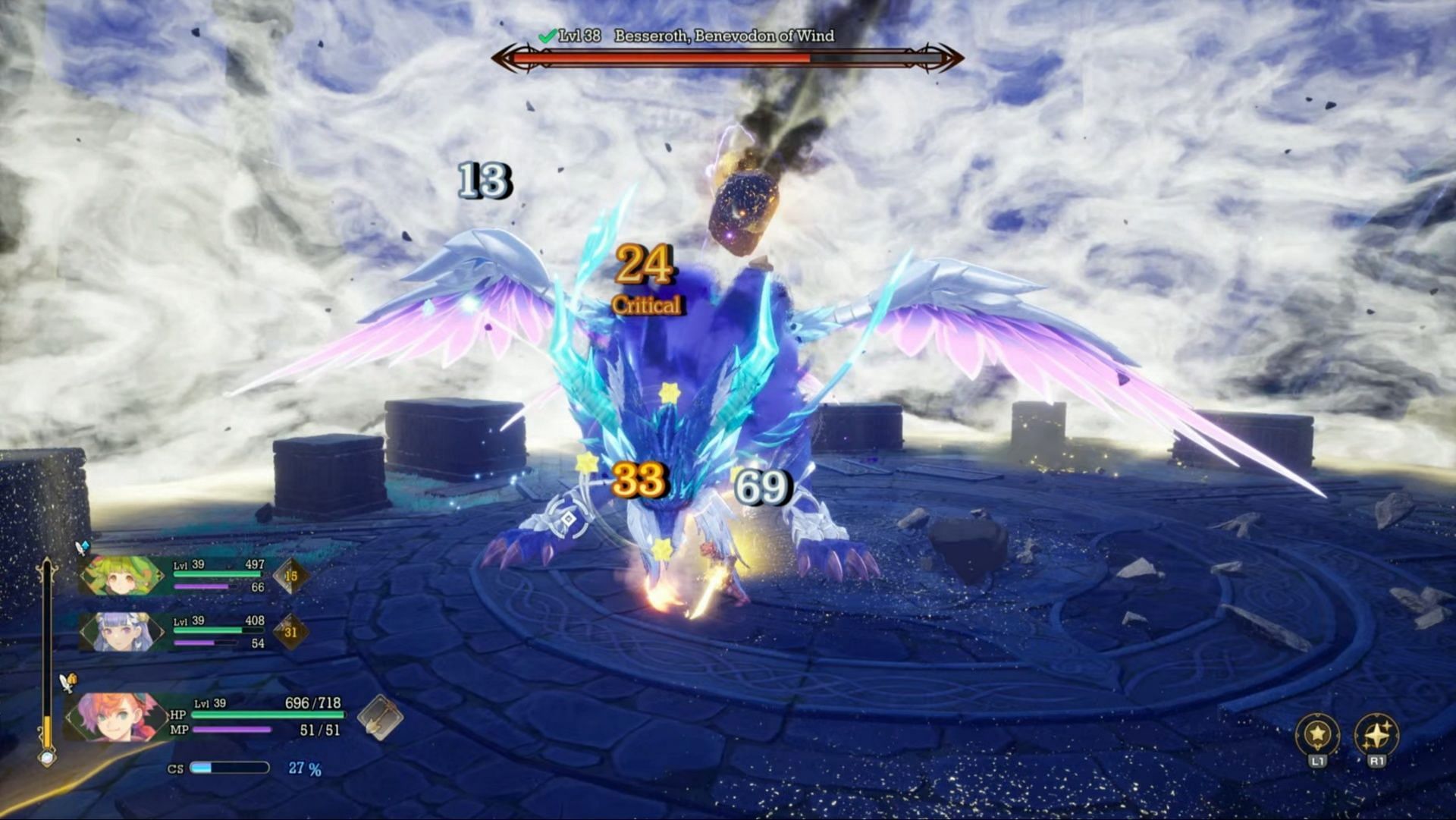 It&#039;s not too hard to stun this boss (Image via Square Enix)