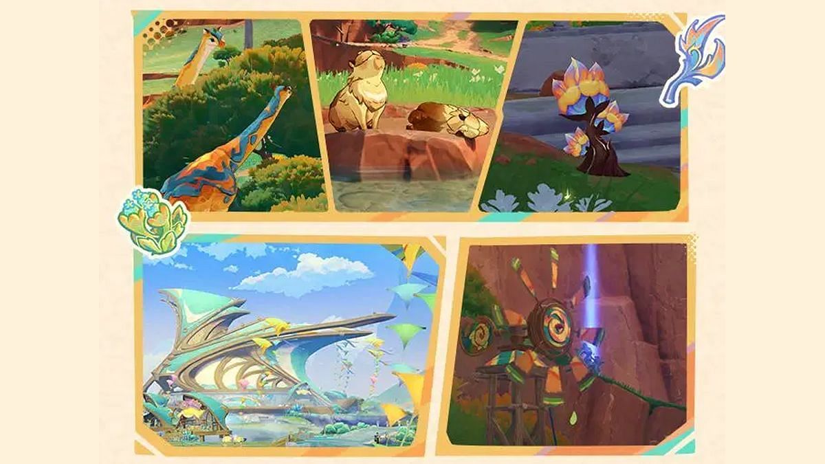 Take pictures of the new areas and creatures in Natlan in this photography mini-game (Image via HoYoverse)