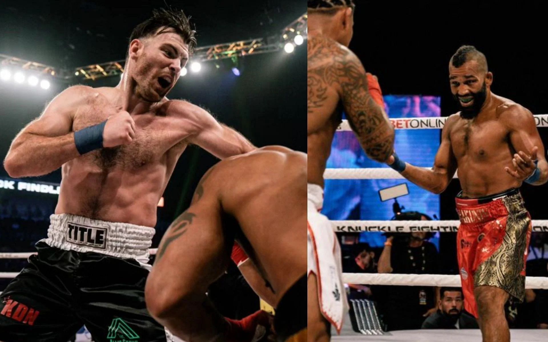 Jake Lindsey (left) discusses his looming Elvin Brito(right) clash at BKFC Fight Night: Kansas City with SK [Images courtesy: @gypsy_jake_lindsey and @bare_knuckle_bandido on Instagram]