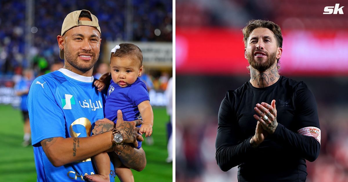 Neymar and Sergio Ramos (Image via Getty)