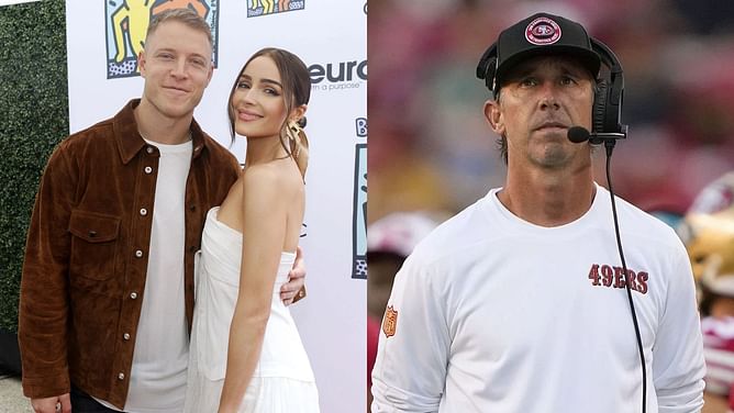 Kyle Shanahan name-drops Olivia Culpo to describe Christian McCaffrey's obsession with football