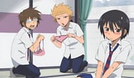 Hidenori, Yoshitake, and Tadakuni as seen in Daily Lives of High School Boys (Image via Sunrise)