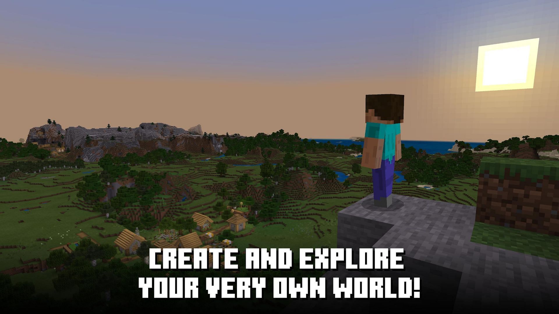 Imagination is the only limit in Minecraft (Image via Mojang)