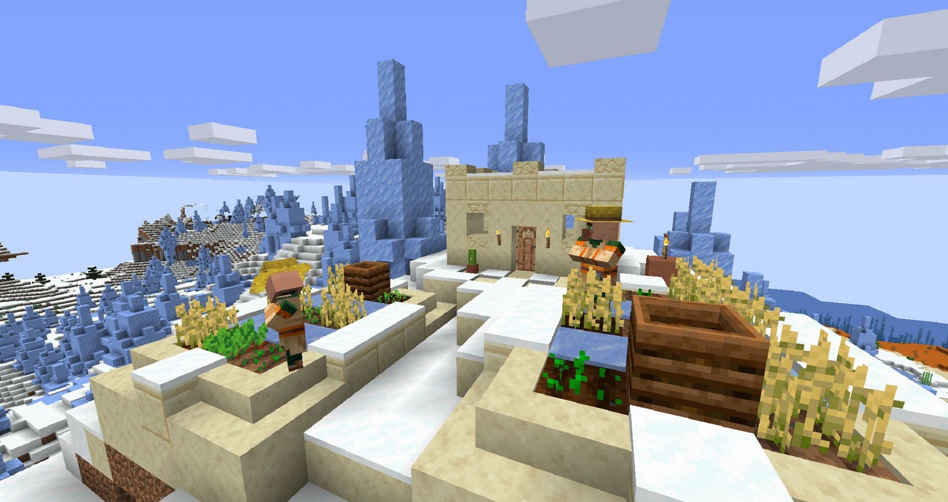 Villages are one of Minecraft&#039;s most beloved structures among fans (Image via Mojang)