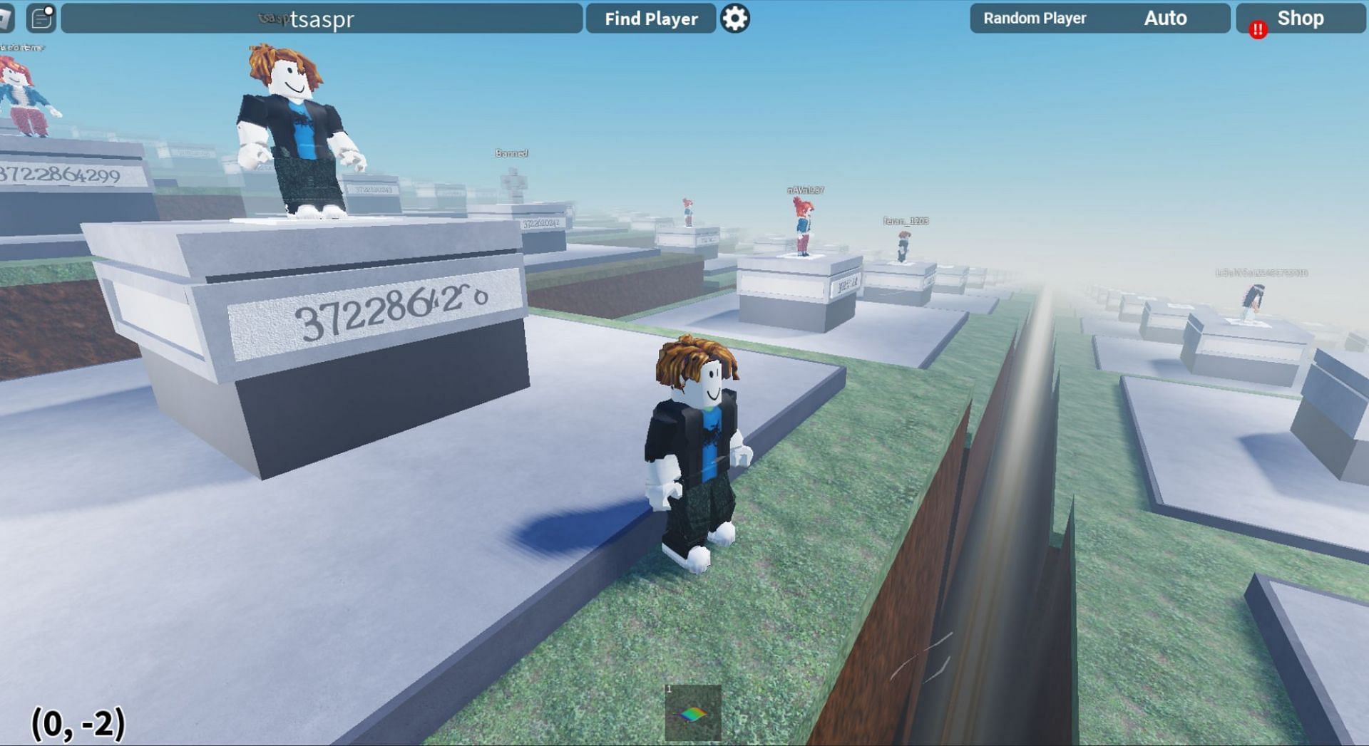 A plot with the user&#039;s ID, username, and avatar (Image via Roblox)