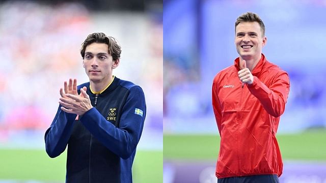 Mondo Duplantis and Karsten Warholm (Images via: Getty Images)