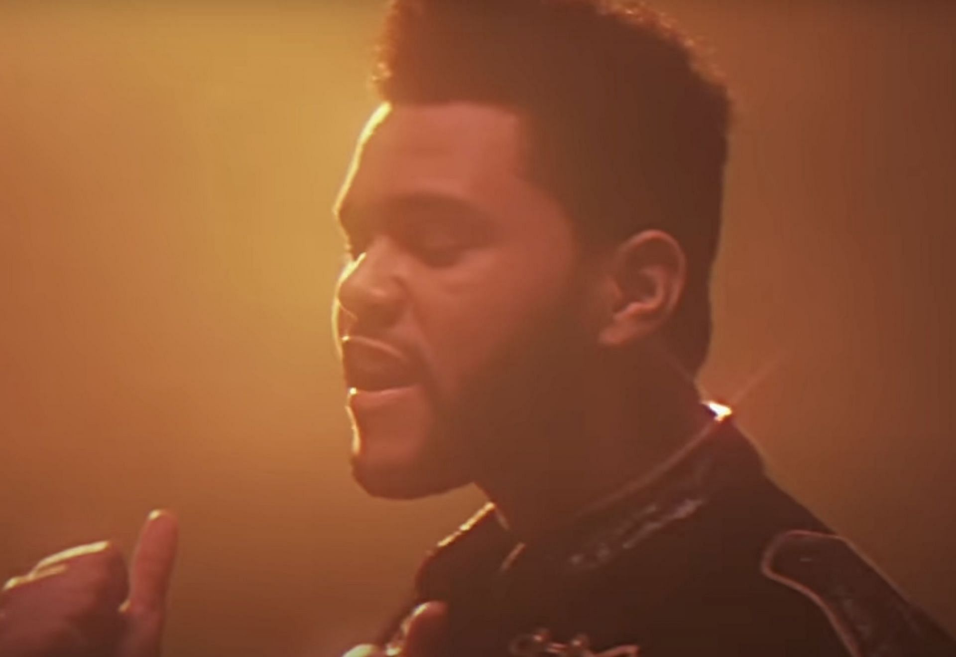 The Weeknd in the I Feel It Coming music video (Image via YouTube/The Weeknd)