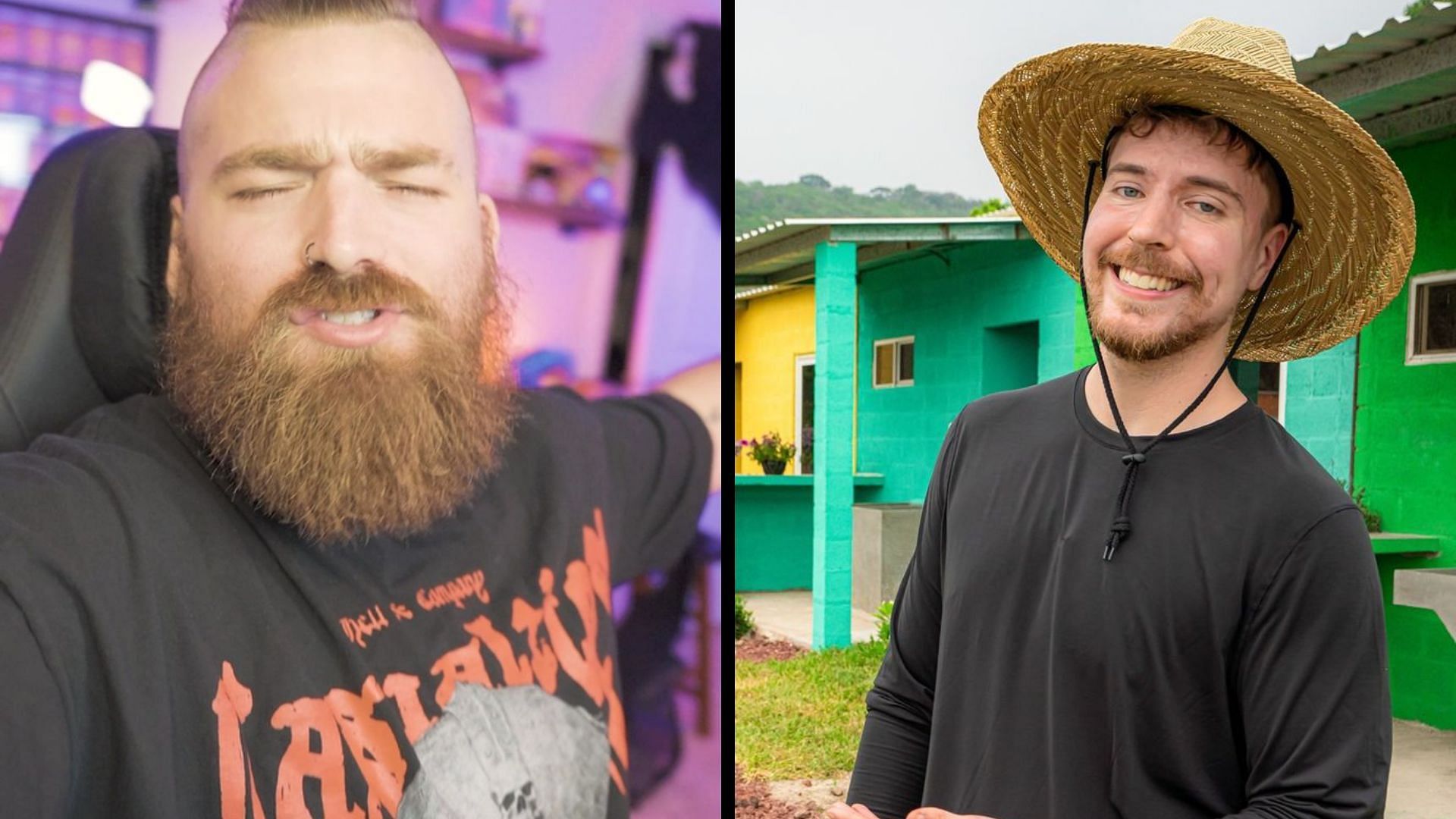 Jake The Viking says MrBeast knew his brother-in-law was a registered sex offender before he was hired by the YouTuber(Image via Jake the Viking, MrBeast/Instagram)