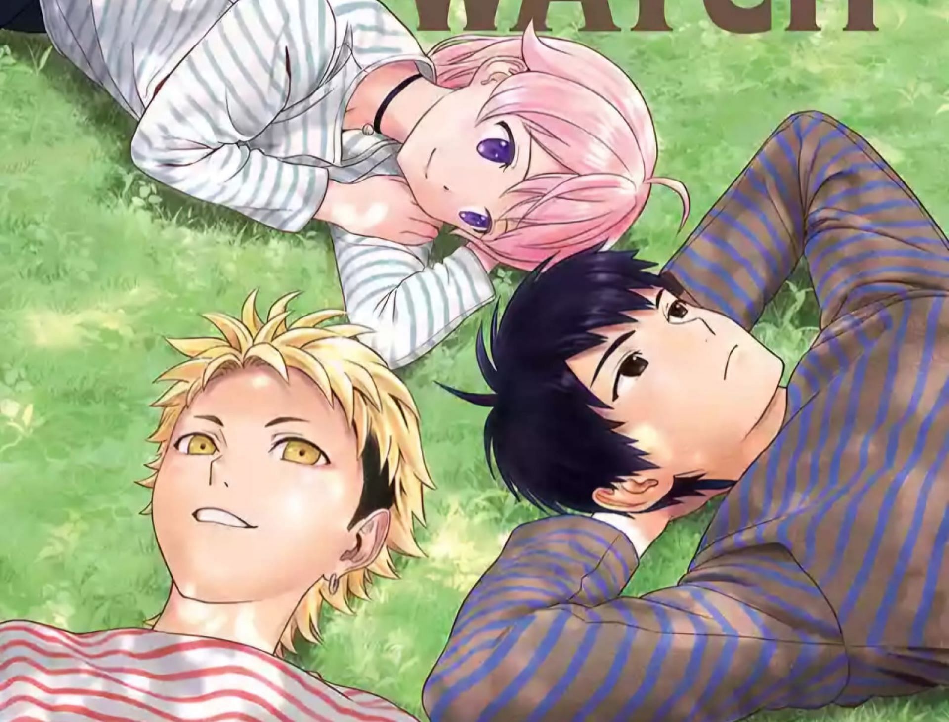 Nico, Kanshi, and Morihito, as seen in the manga (Image via Shueisha)