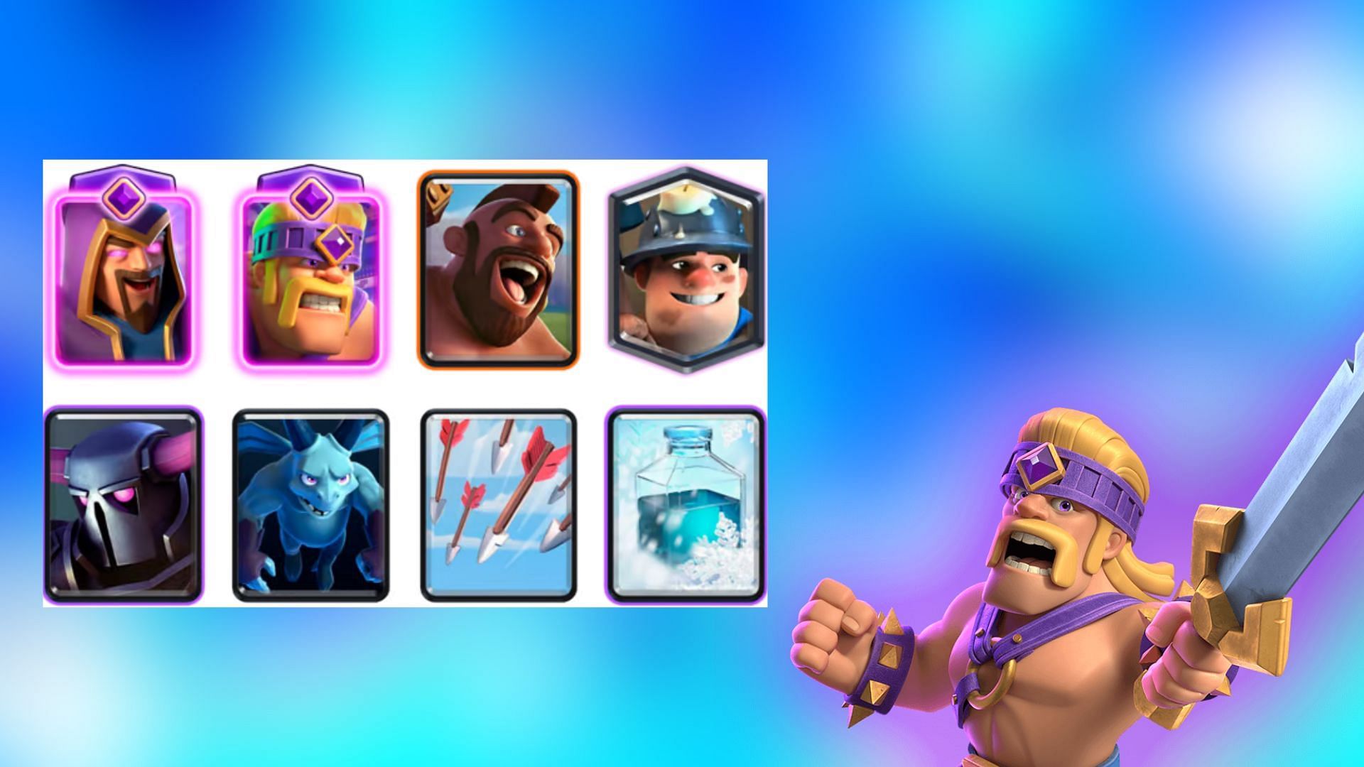 Hog Pekka Freeze battle deck in Clash Royale (Image via Supercell)