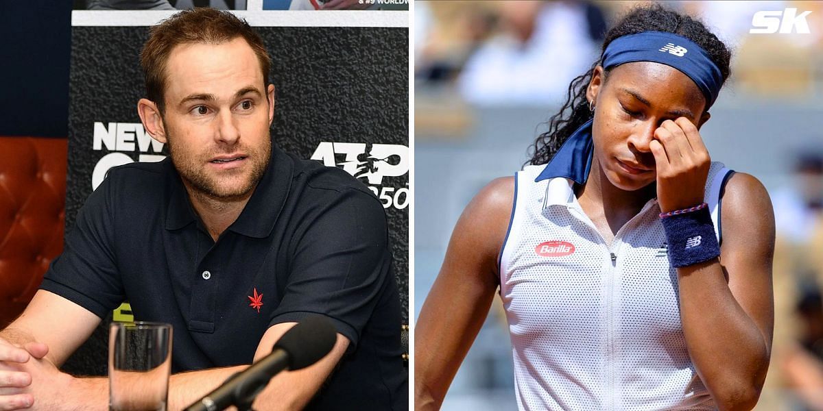 Andy Roddick (L) and Coco Gauff (R) (Source: Getty)