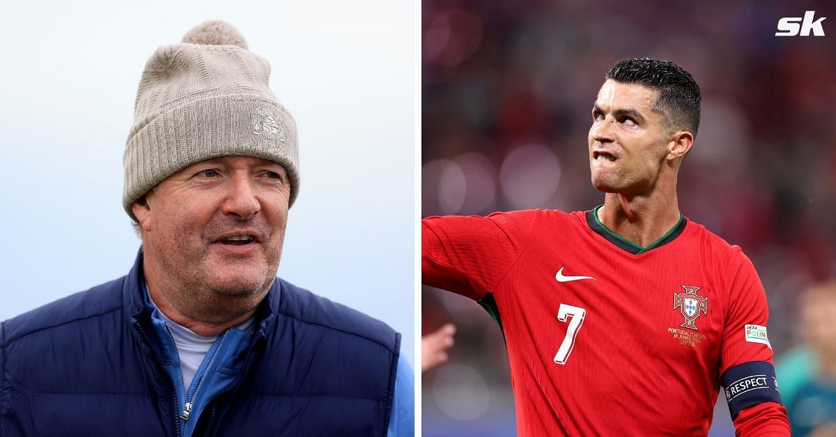 Piers Morgan and Cristiano Ronaldo (Image via Getty)