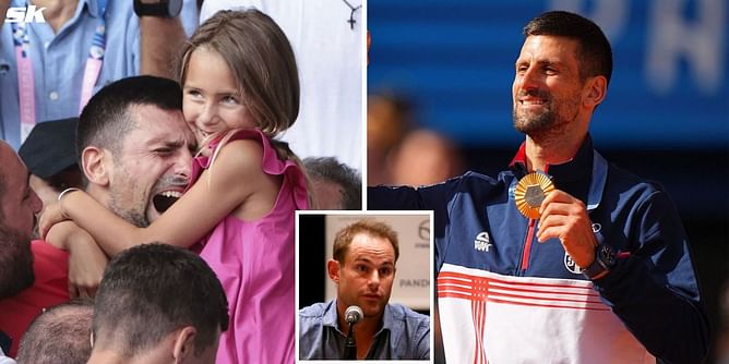 "You don't deserve to watch tennis": Andy Roddick slams 'losers' attacking Novak Djokovic's tearful embrace with daughter Tara after Olympic gold win